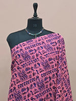 Baby Pink Sungudi Cotton Saree 1
