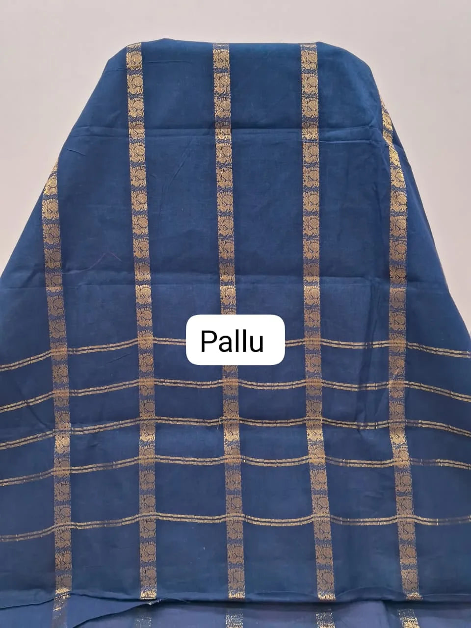 Baby Pink Sungudi Cotton Saree pallu