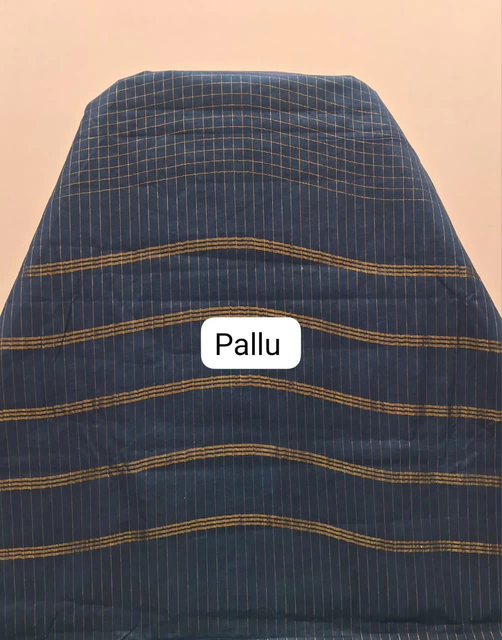 Teal Blue Sungudi Cotton Saree pallu