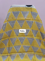 Beige Maheshwari Silk Cotton Saree pallu