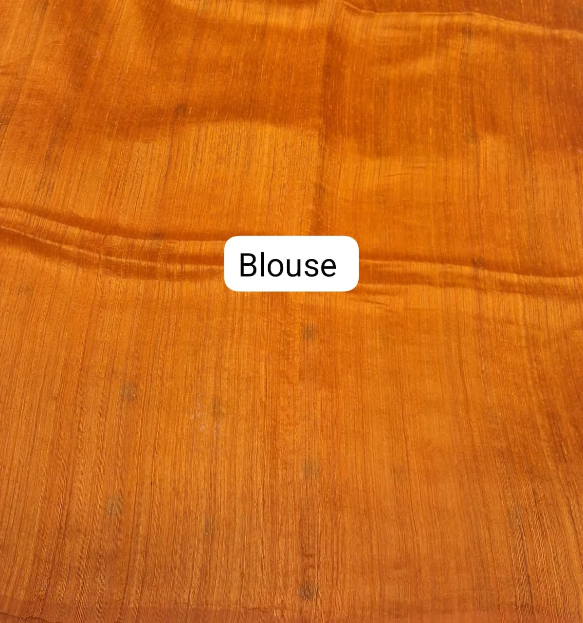 Mango Yellow Pure Matka Silk Saree blouse