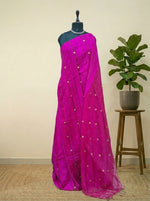 Rani Pink Pure Matka Silk Saree 