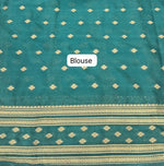 Black Mysore Crepe Silk Saree Blouse