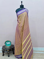 Dual Shaded Plain Narayanpet Cotton Saree 