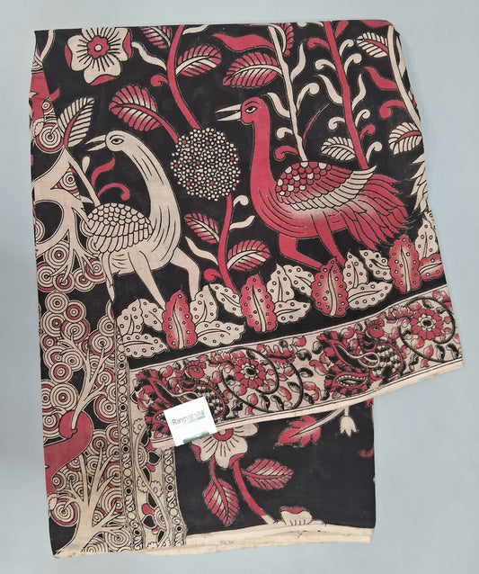 Black Cotton Saree
