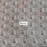 Beige Cotton Saree blouse