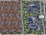 Red Kalamkari Cotton Saree pallu