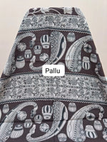Walnut Brown Kalamkari Cotton Saree Pallu