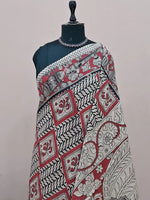 Graceful Cream Kalamkari Cotton 1