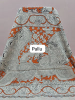 Orange Kalamkari Cotton Saree 1