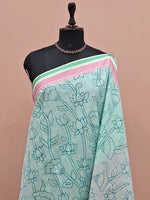 Light Sky Blue Kanchi Cotton Saree 1
