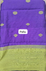 Bright green Khadhi Pure Pattu Saree Pallu