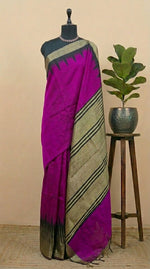 Purple Plain Khadhi Pure Pattu Saree 