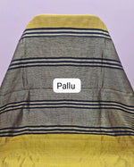 Yellow Plain Khadpalluhi Pure Pattu Saree pallu