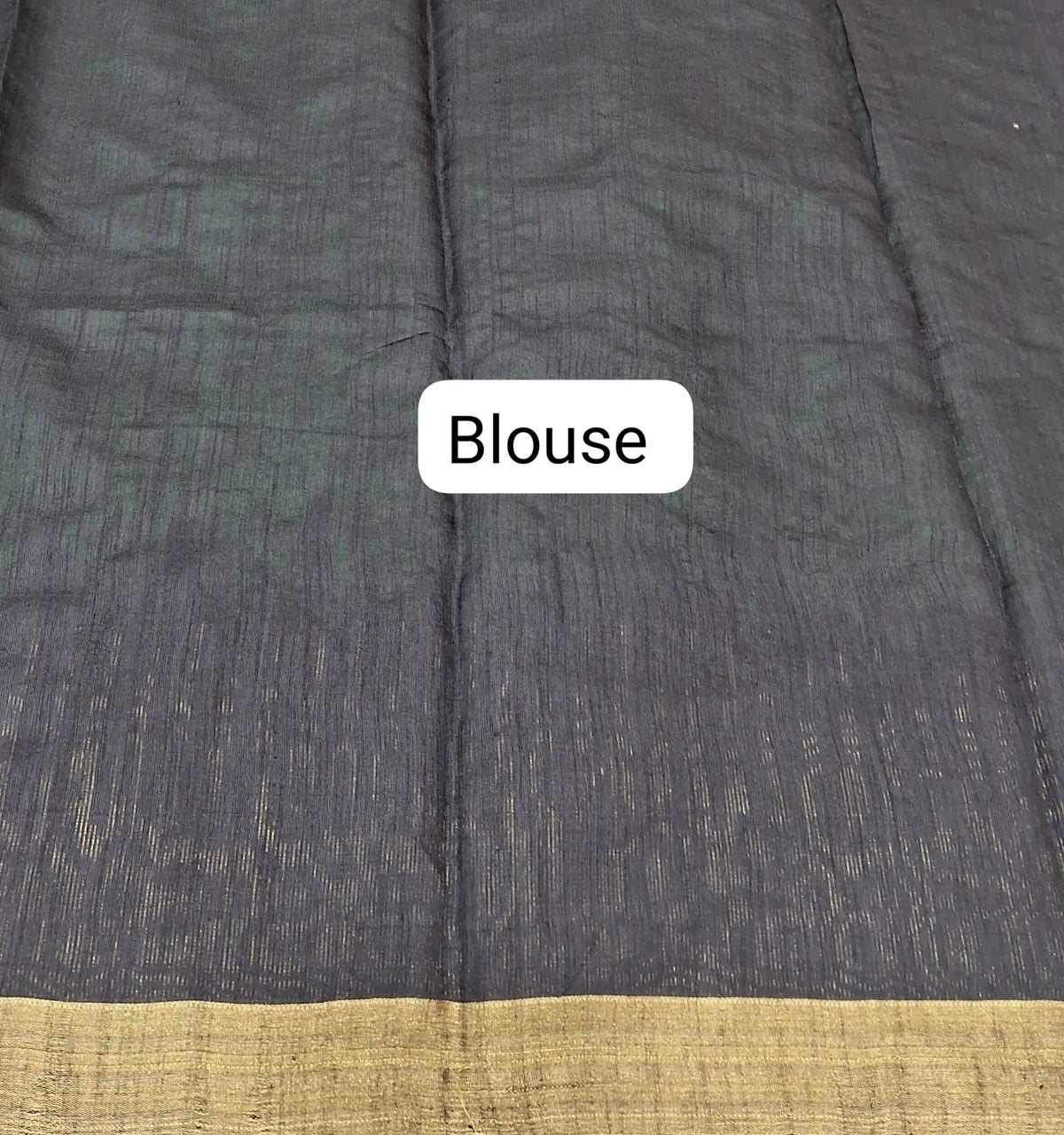 Yellow Plain Khadhi Pure Pattu Saree Blouse