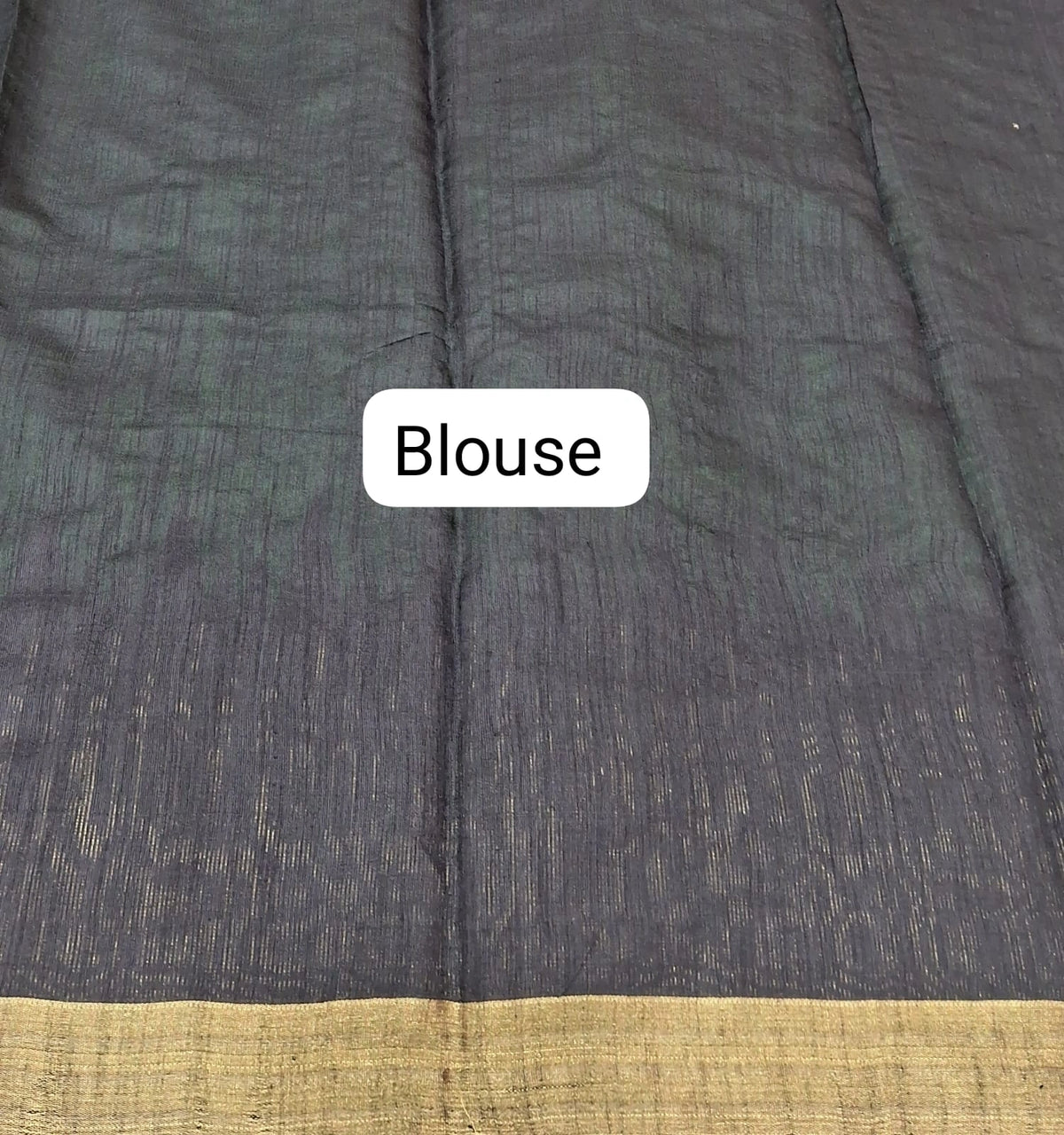 Dark Maroon Plain Khadhi Pure Pattu Saree Blouse