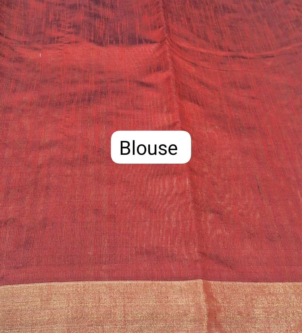 Green Plain Khadhi Pure Pattu Saree blouse