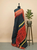 Black Khadhi Pure Pattu Saree