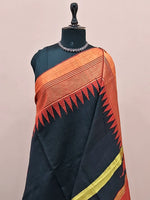 Black Khadhi Pure Pattu Saree 1