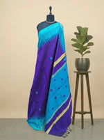 Blue Khadhi Pure Pattu Saree 