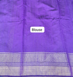 Bright Green Khadhi Pure Pattu Saree Blouse