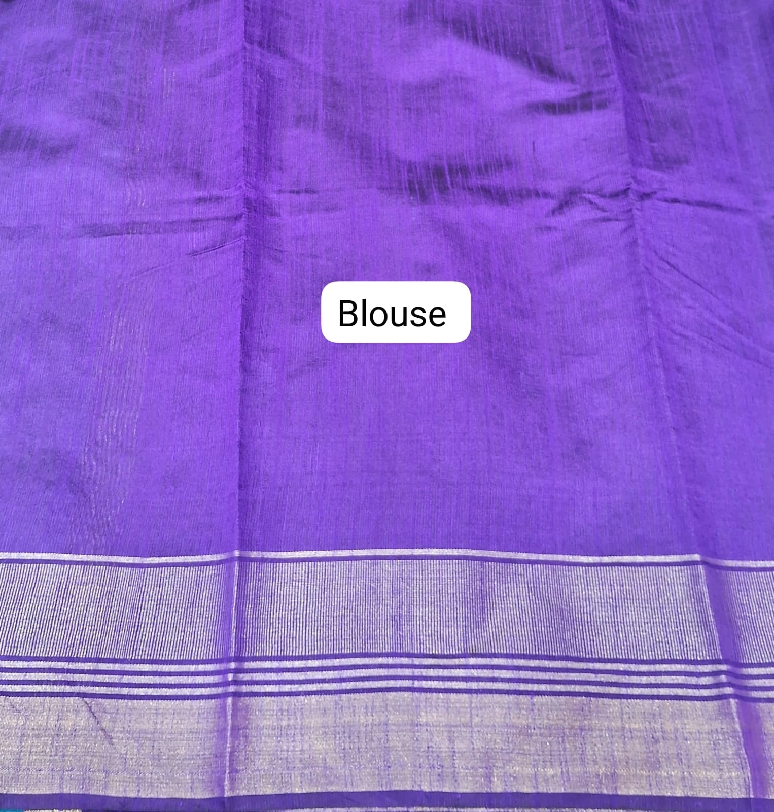 Bright Green Khadhi Pure Pattu Saree Blouse