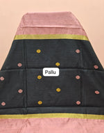 Flamingo Pink Khadhi Pure Pattu Saree pallu