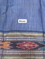Peach Khadhi Pure Pattu Saree Blouse