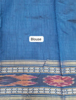 Bright Green Khadhi Pure Pattu Saree Blouse