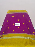 Mustard Yellow Khadhi Pure Pattu Saree Pallu