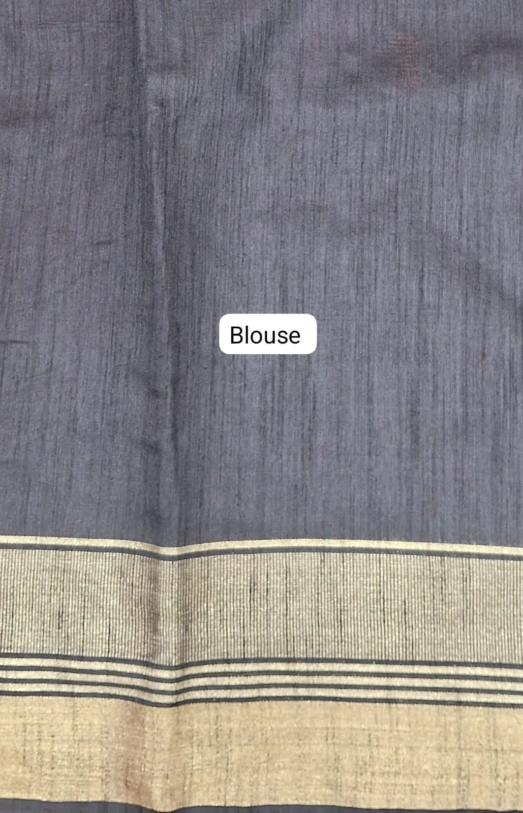Black Khadhi Pure Pattu Saree Blouse