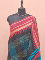 Black Khadhi Pure Pattu Saree 1