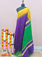 Purple Khadhi Pure Pattu Saree