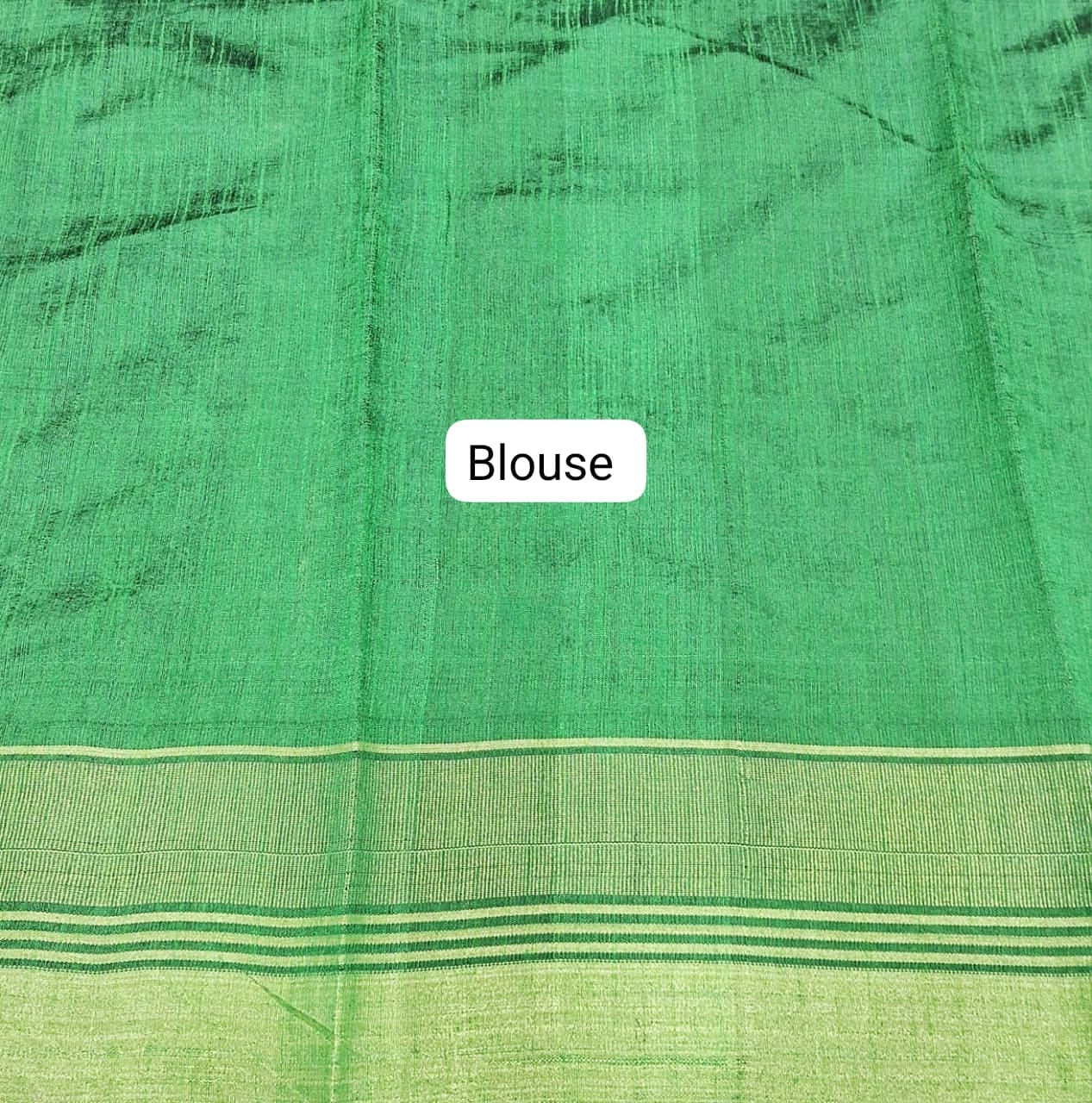 Purple Khadhi Pure Pattu Saree Blouse
