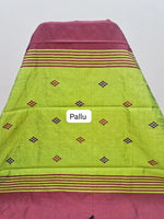 Brick Red Khadhi Pure Pattu Saree Pallu