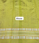 Brick Red Khadhi Pure Pattu Saree Blouse