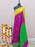 Rani Pink Khadhi Pure Pattu Saree