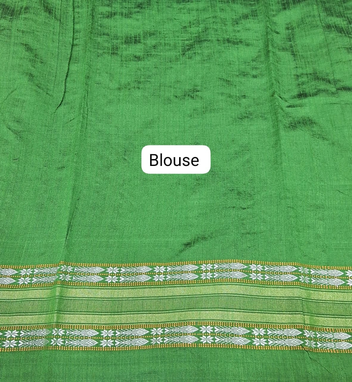 Rani Pink Khadhi Pure Pattu Saree blouse