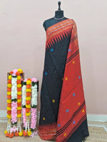 Black Khadhi Pure Pattu Saree
