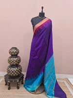 Purple Khadhi Pure Pattu Saree