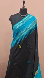 Black Khadhi Pure Pattu Saree 1