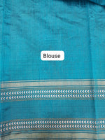 Black Khadhi Pure Pattu Saree Blouse