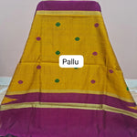 Dark Pink Khadhi Pure Pattu Saree Pallu