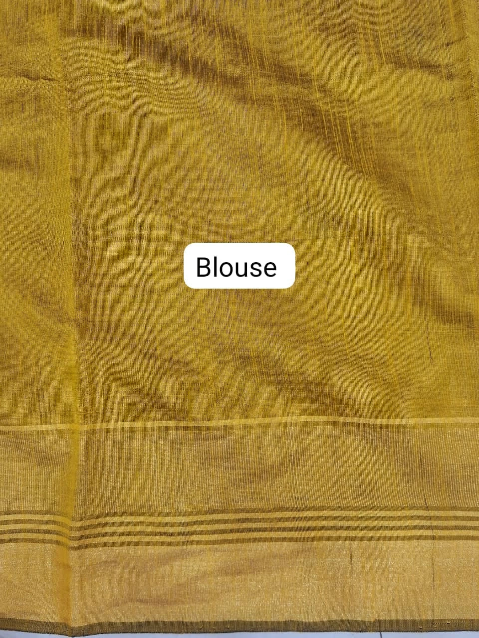 Metal Grey Khadhi Pure Pattu Saree Blouse