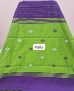 Dark Purple Khadhi Pure Pattu Saree Pallu