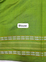 Dark Purple Khadhi Pure Pattu Saree Blouse