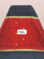 Black Pure Khadhi Pattu Saree pallu