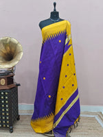 Purple Pure Khadhi Pattu Saree