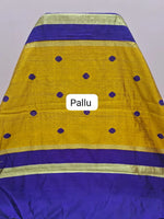 Purple Pure Khadhi Pattu Saree pallu