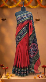 Dark Red Khadhi Pure Pattu Saree 